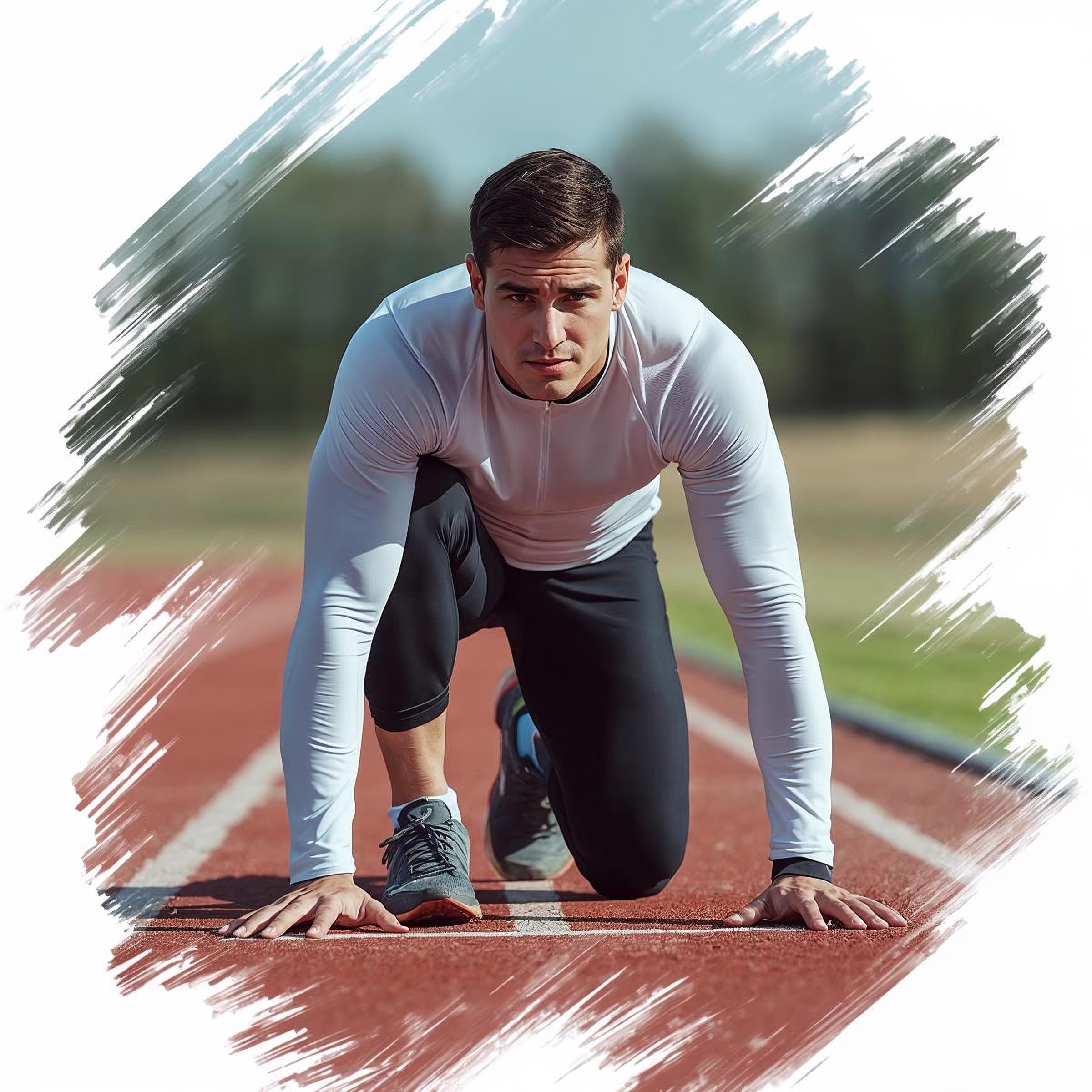 Athlete wearing FootReviver insoles